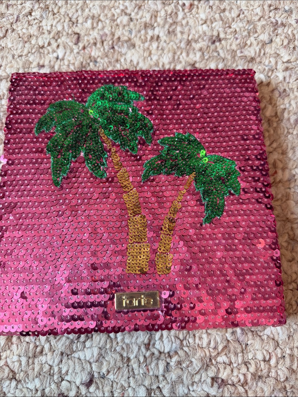 tarte Sequin Palm Tree Makeup Palette - Pink, Green, Gold